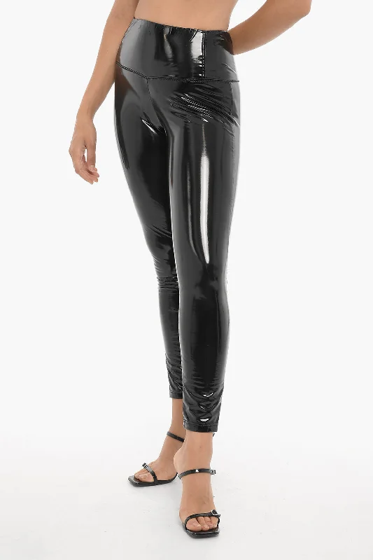 AllSaints Vinyl CORA Pants with Drawstring Waist Charming Women's Garments