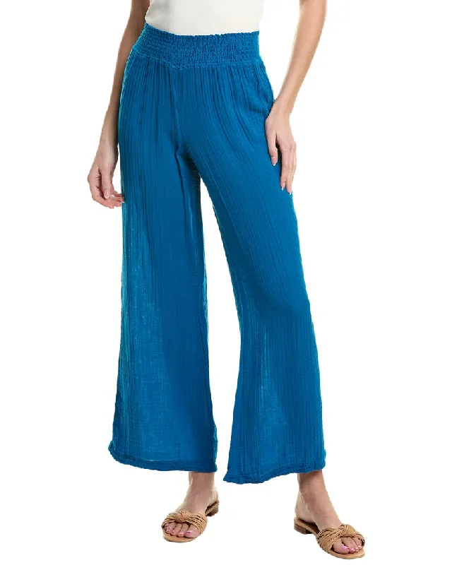 Michael Stars Susie High-Rise Wide Leg Pant Women's Plus-Size Outfit