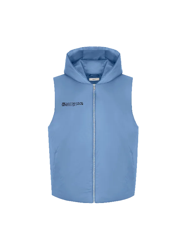 Womens DNA Flower-Warmth Gilet—summit blue Women's Clothing For Special Occasions