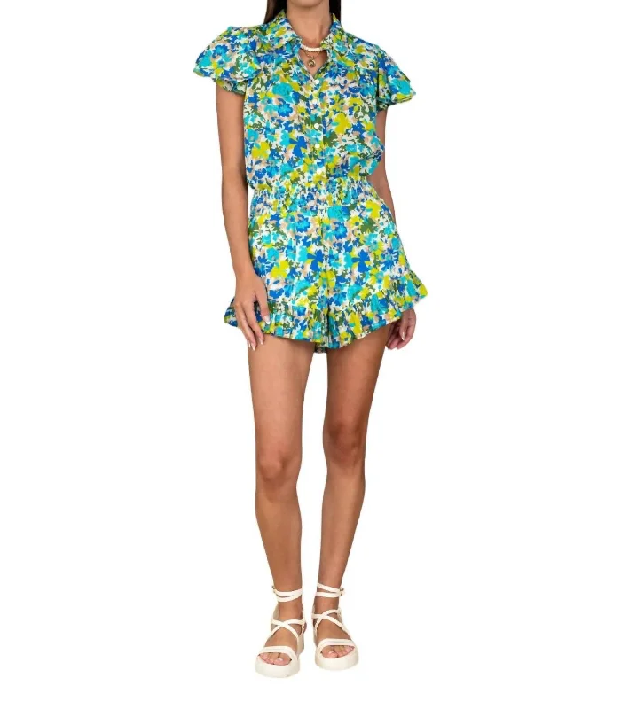 Chandler Short In Hidden Paradise Casual Clothes For Women