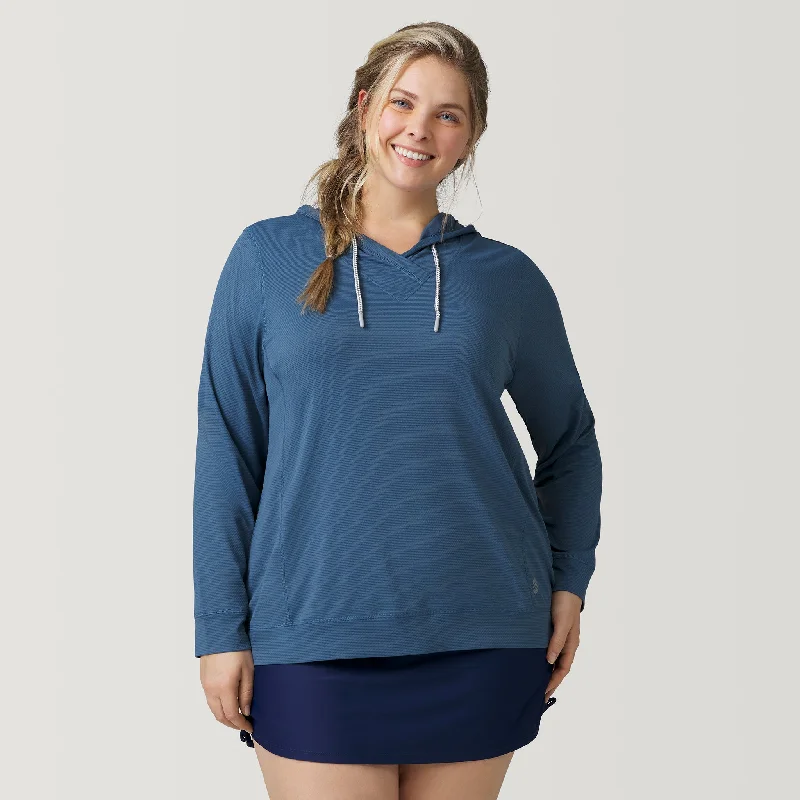 Women's Plus Size SunFree UPF Hoodie Outfits Ideas