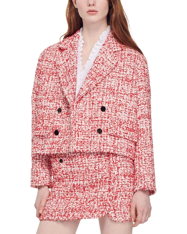 Sandro Avila Suit Blazer Elegant Clothing For Women