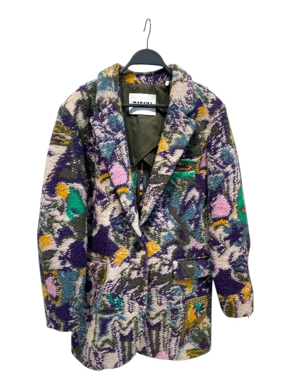 ISABEL MARANT ETOILE/Peacoat/S/All Over Print/Polyester/MLT/Single Breasted/CA00985 Online Boutiques Clothing