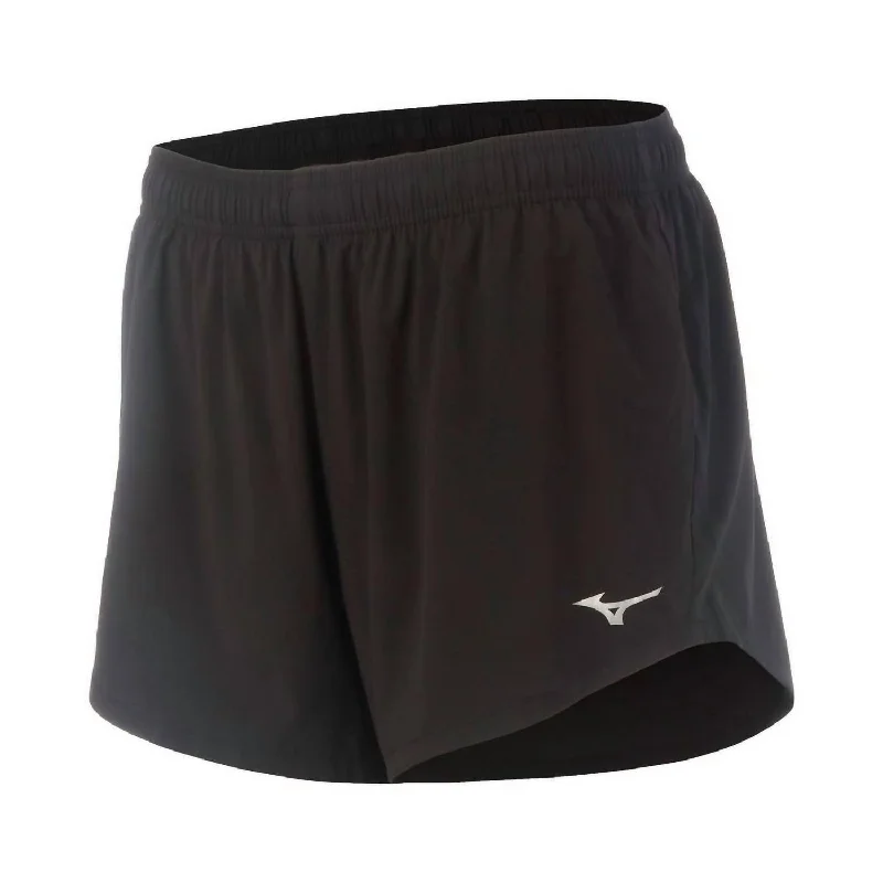 Women's Infinity 3.5" Running Short In Black Trendy Women's Fashion