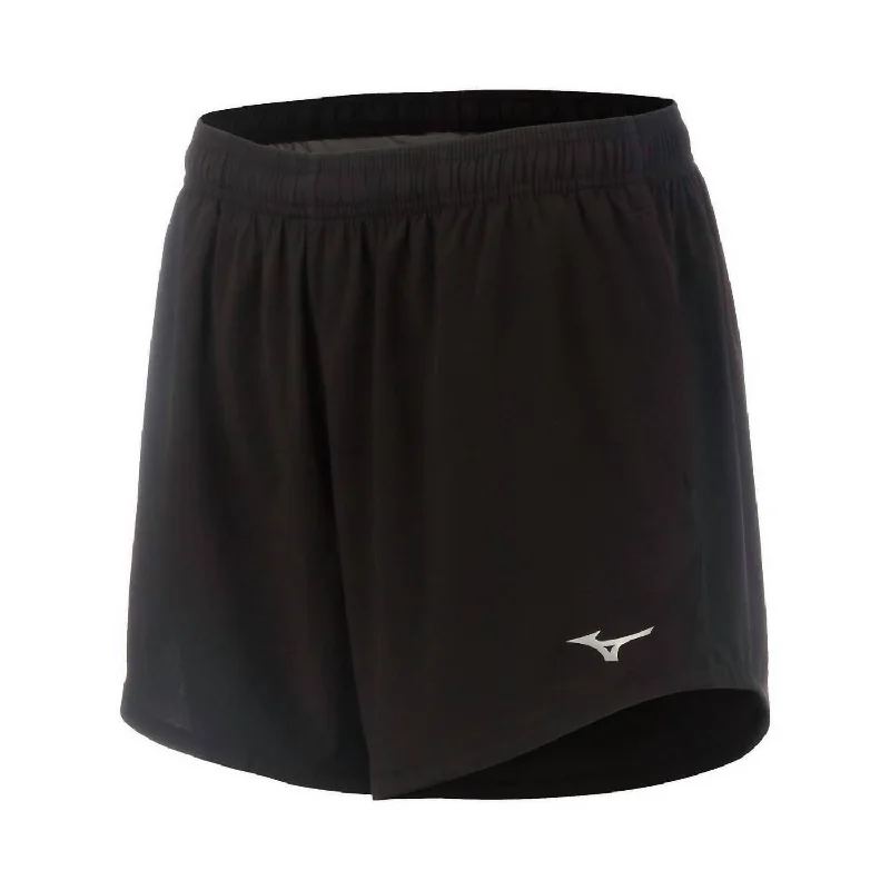 Women's Infinity 5" Running Short In Black Chic Women's Clothing