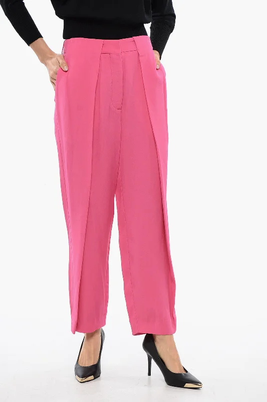 Balmain Tapered-Fit High-Waisted Pants Casual Fashion for Women