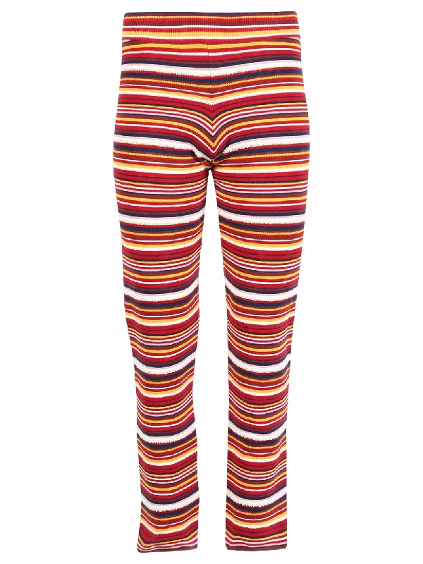 Alanui Striped Beach Break Pants Multicolor Sophisticated Style