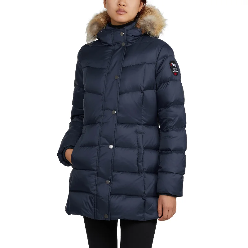 Pajar Women’s Roxy Quilted Puffer with Fixed Hood and Detachable Fur Trim Women's Professional Outfit