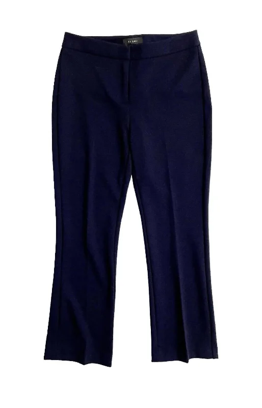 Women's Cameron Classic Ankle Pants In Blue Women's Relaxed Clothes