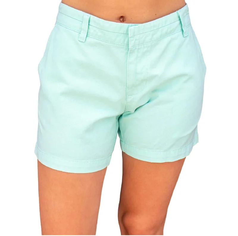 Poplin Short In Mint Cheap Women's Clothing Online