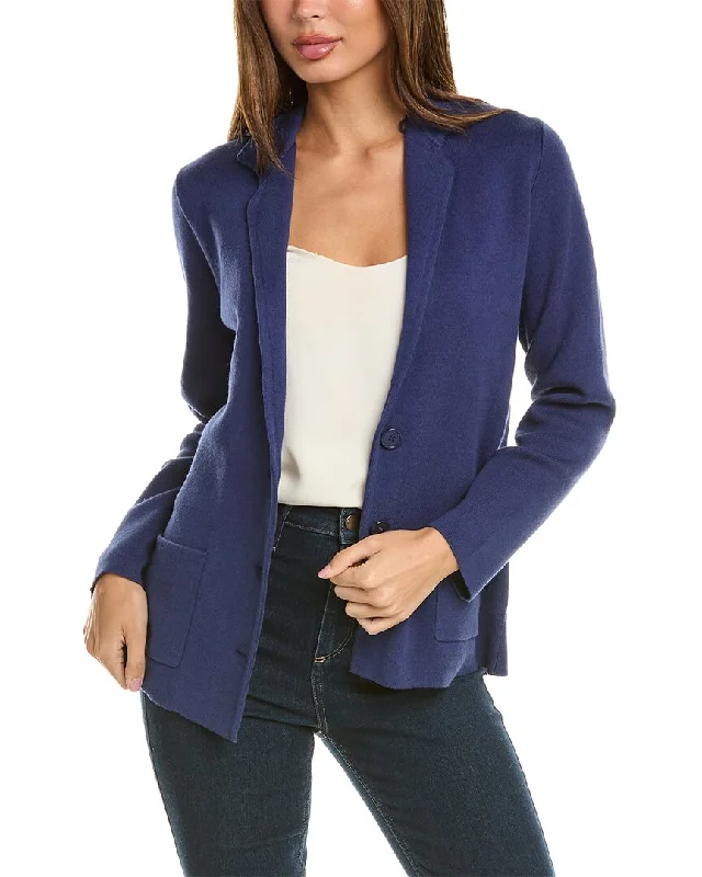 Alashan Cashmere Blake Notch Cashmere-Blend Blazer Women's Clothing For Casual Outings