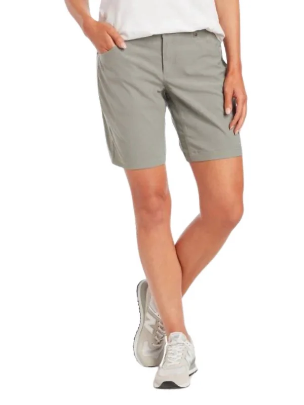 Women's Trekr Short - Inseam 8" In Stone Women's Online Boutique