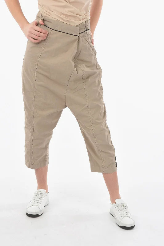 Ixos Drop crotch GINEPRO trousers with Contrasting finishes Women's Attire