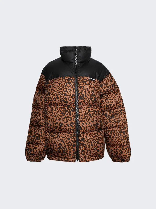 Logo Puffer Jacket Women's Classic Outfit