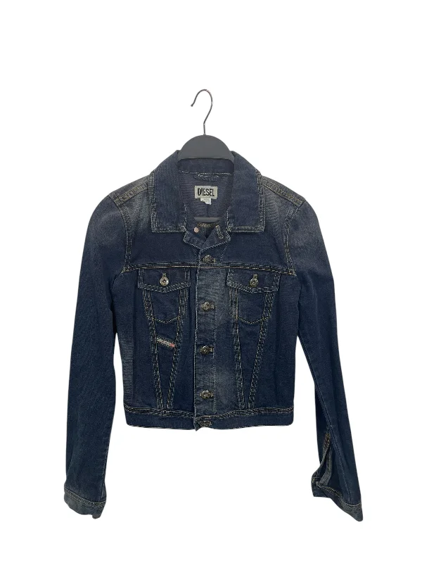 DIESEL/Denim Jkt/XXS/Denim/BLU/ Minimalist Women's Fashion Clothing