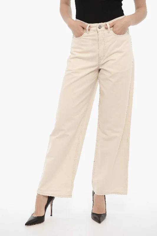 OUR LEGACY Solid Color Wide-Leg 5 Pockets Pants Women's Activewear Garments