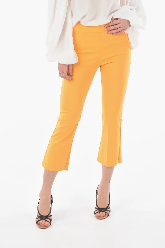 Avenue Montaigne Solid Color LEO Cropped Pants Online Boutiques