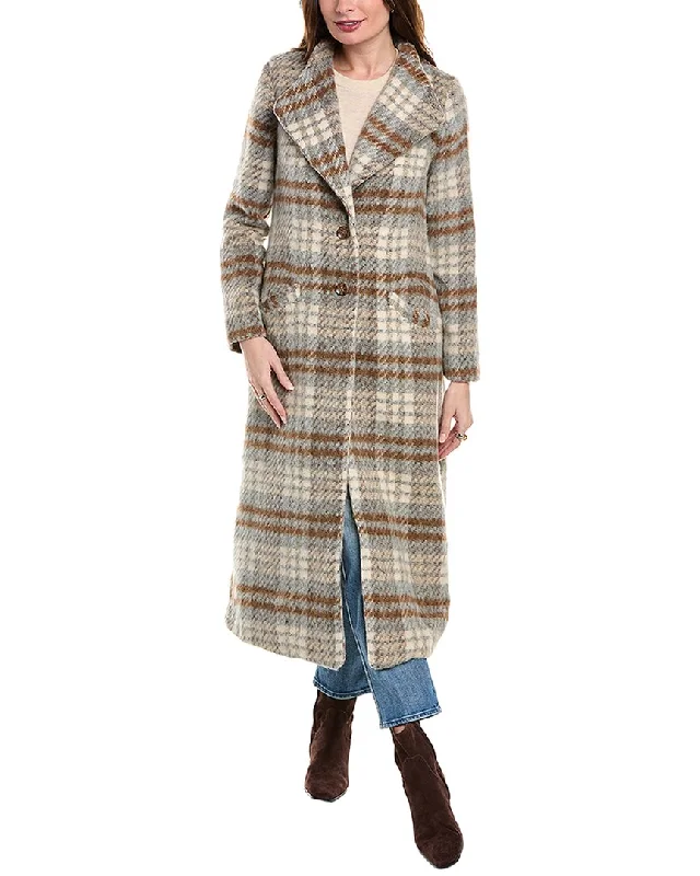 Hutch Mooney Wool-Blend Coat Women's Stylish Professional Garments