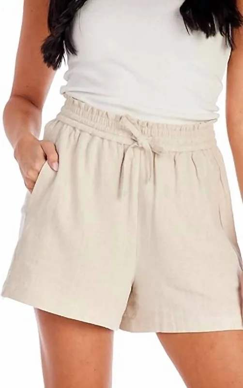 Lyra Shorts In Tan Casual Women's Clothing Online