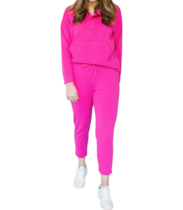 Carson Jogger Pants In Pink Women's Stylish Professional Apparel