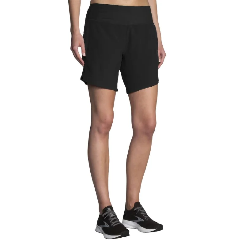 Women's Chaser 7" Short 2.0 In Black Stylish And Comfortable Clothing For Women