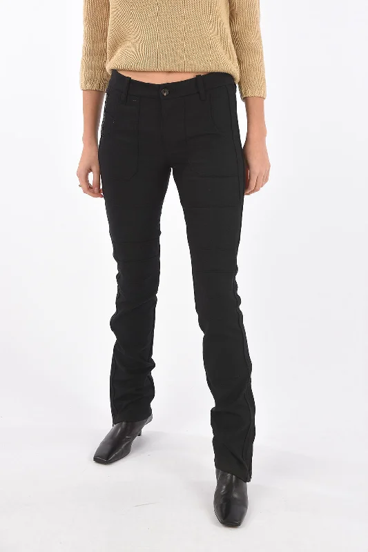 Diesel BLACK GOLD Biker Pants PERKUNO with Ankle Zip New Arrival Discount