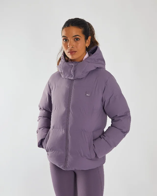 Aline Jacket Lavender Dust Women's Plus-Size Outfit