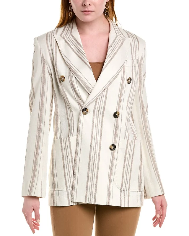 Max Mara Alloro Linen-Blend Jacket Flash Sales Today