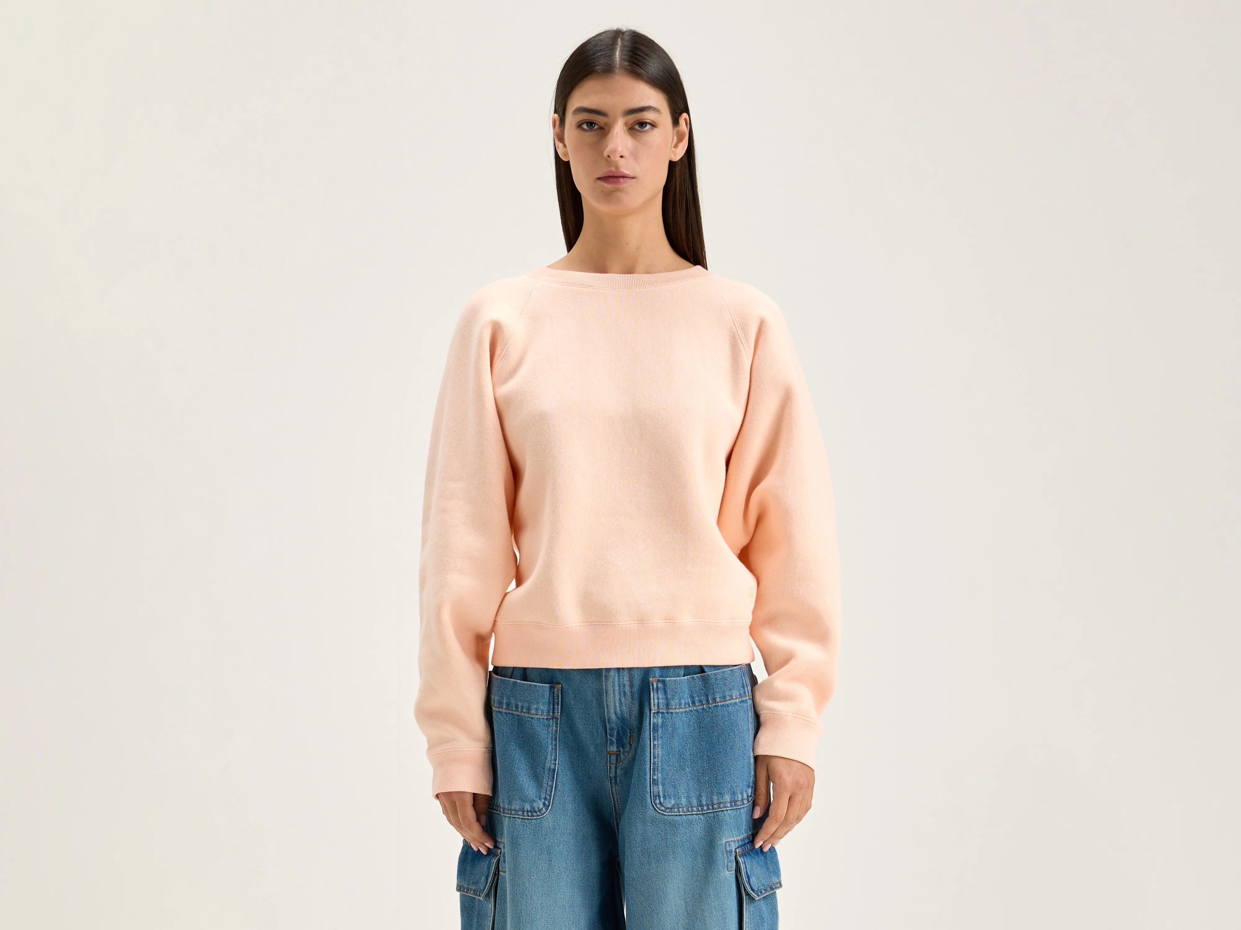 Fella relaxed sweatshirt (242 / W / LIGHT ROSE) Women's Evening Outfit