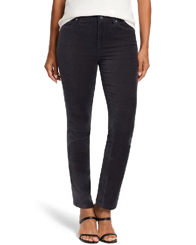 NIC+ZOE Daytrip Straight Velvet Pant Women's Luxury Attire