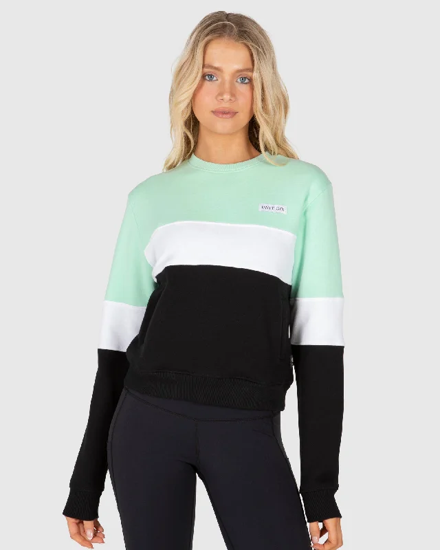 UNIT Coco Ladies Crew Sweater Comfortable Women's Apparel