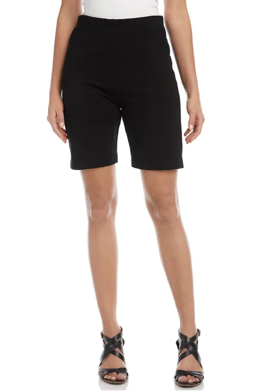 Bermuda Short In Black Bold and Elegant Women's Fashion