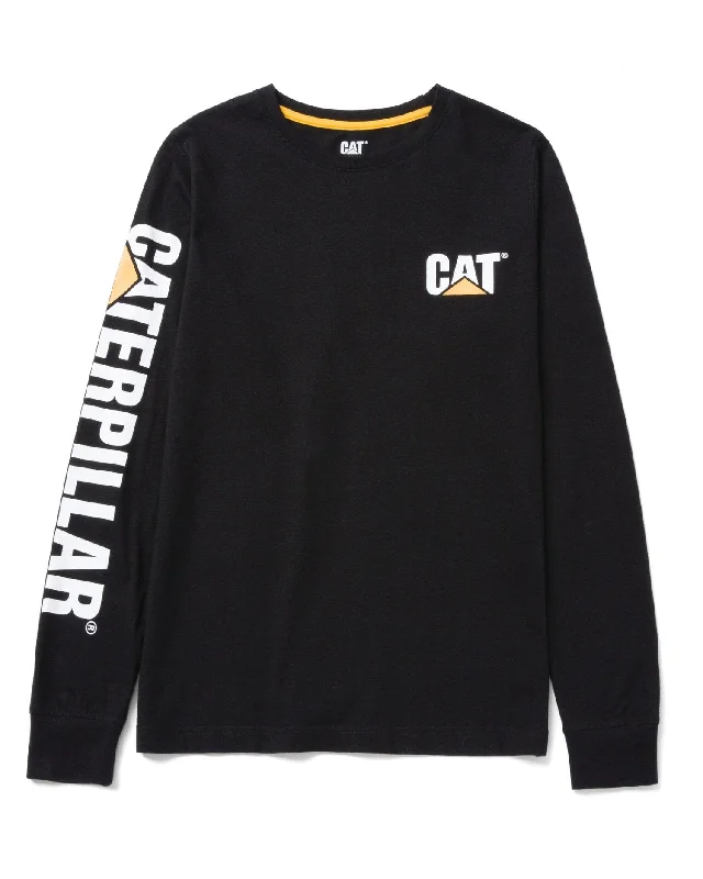 CAT Women's Trademark Banner Long Sleeve T-Shirt Trendy Outfits For Girls