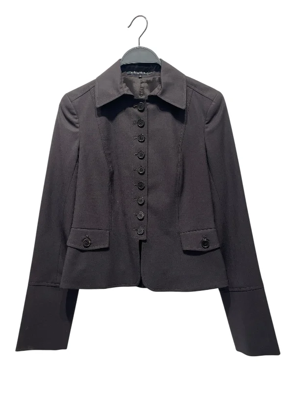 theory/Tailored Jkt/0/Cotton/BRW/ Women's Athletic Clothes