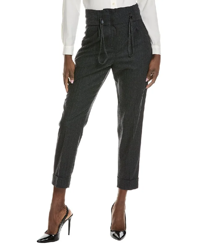 Peserico Wool & Cashmere-Blend Pant Designer Women's Fashion Online