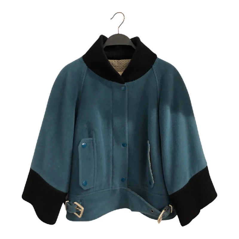 KENZO/Jacket/40/BLU/BOMBER BUTTON UP Women's Cozy Winter Attire