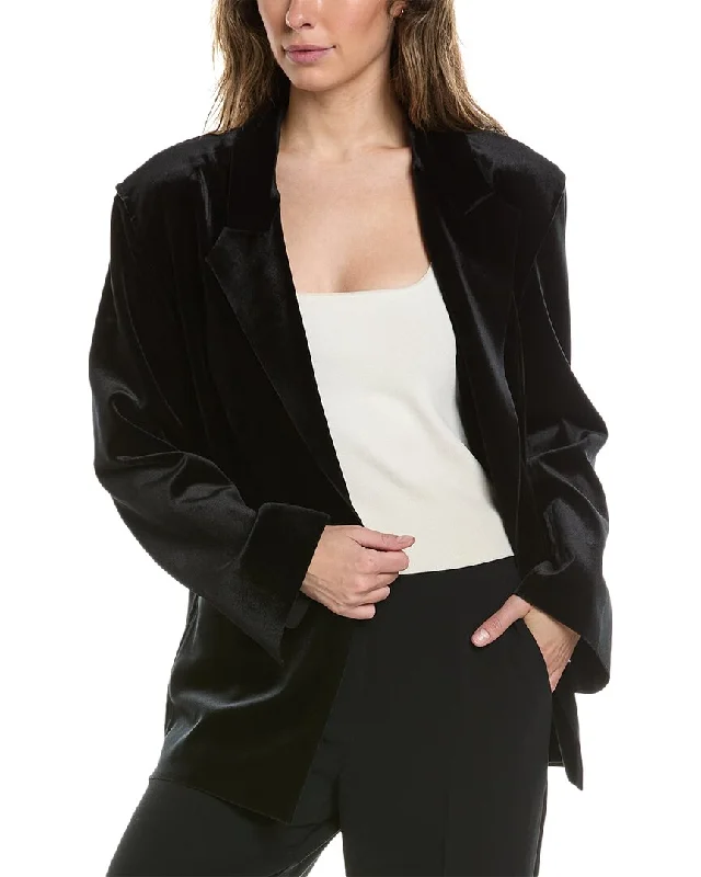 Norma Kamali Single-Breasted Straight Fit Jacket Women Apparel