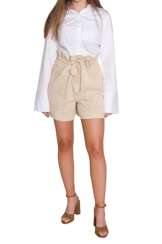 Ipolyte Shorts In Sand Women's Occasion Wear Apparel