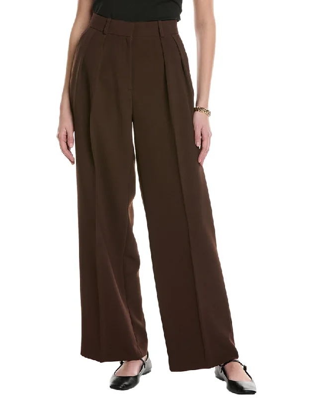 Kenneth Cole Pleated Wide Leg Pant Women's Office Clothing