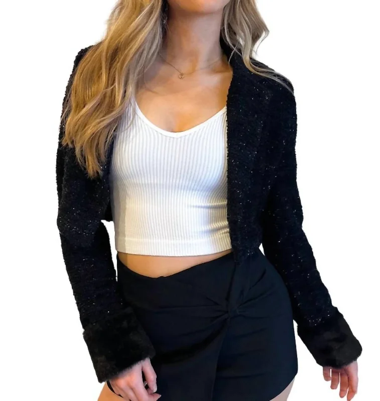 Style Icon Blazer In Black Women's Charming Outfit For Events