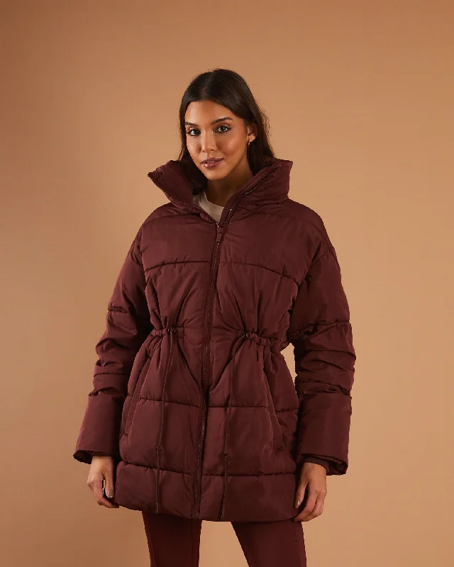 Suze Jacket Wine Modern Women's Attire