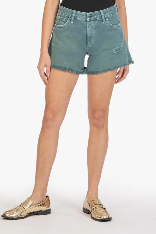 Jane High Rise Long Short In Turquoise Casual Fashion Trends for Women