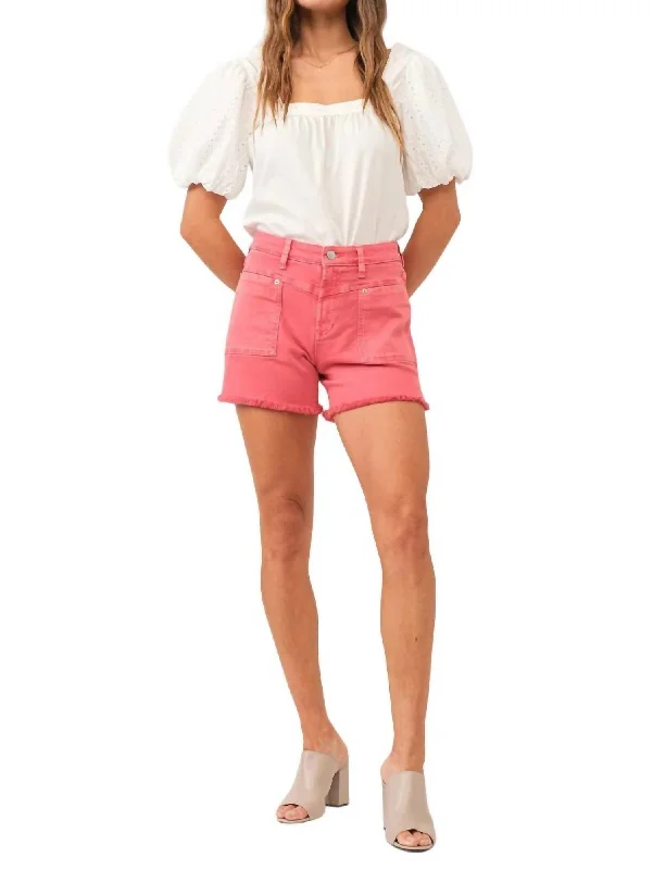 Ivy Radiant Shorts In Red Women's Transitional Clothes