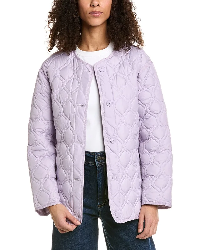 Sandro Quilted Down Jacket Sale On Sale