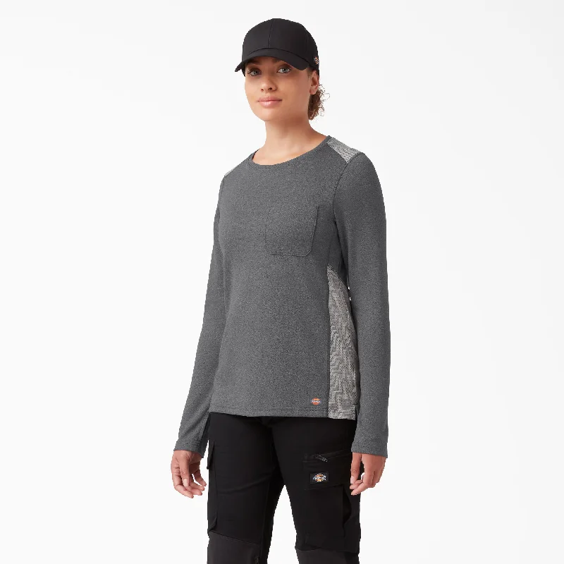 Dickies Women's Temp-IQ 365 Long Sleeve Pocket T-Shirt Women's Clothing Sale