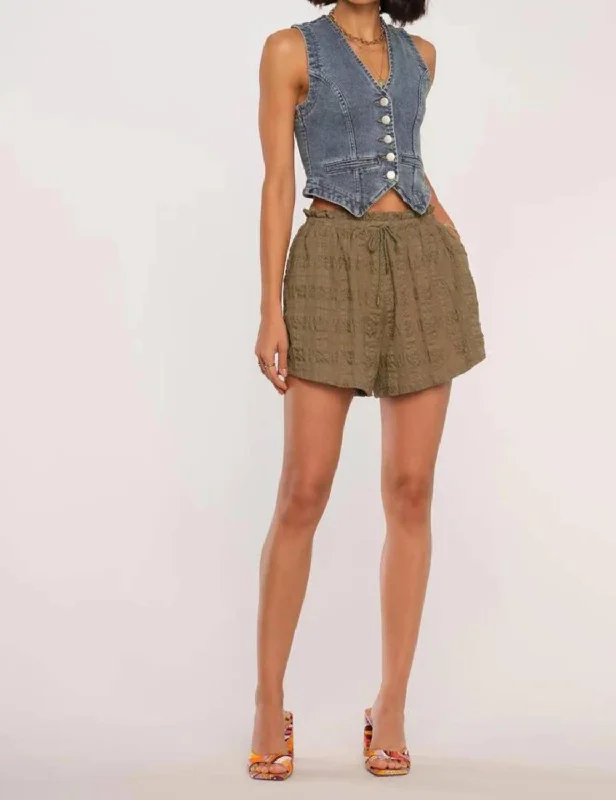 Aurora Short In Olive Chic Women's Clothing for Date Nights