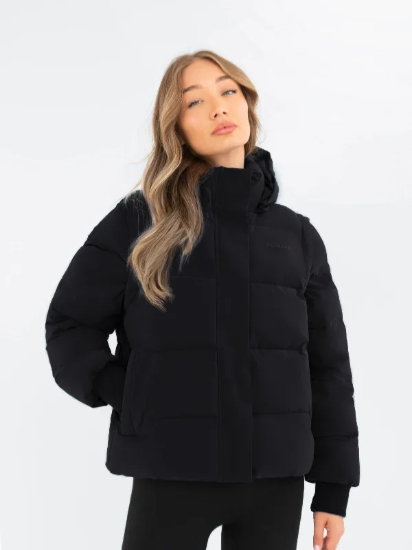 Multiway Puffer Coat 2 - Black Women's Everyday Clothes