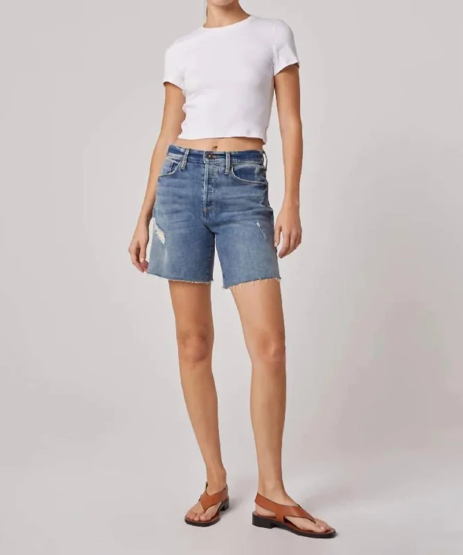 Walter High Rise Short In Medium Carnaby Wash Trendy Outfits For Girls