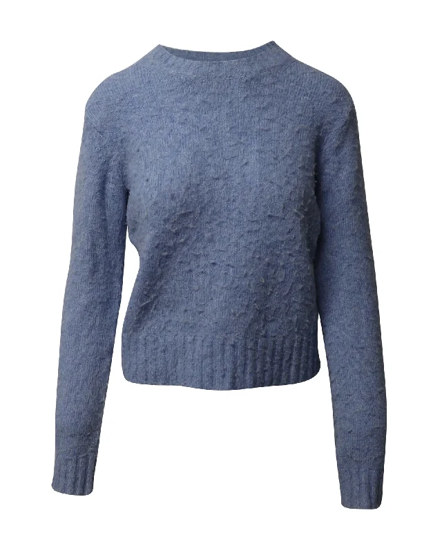 Helmut Lang Jumper in Light Blue Wool Women's Seasonal Clothes