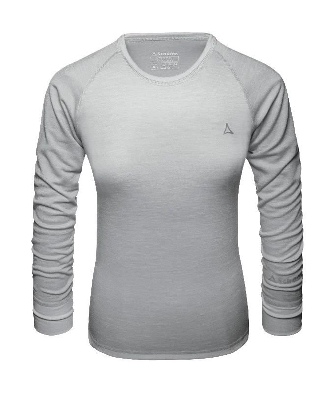 Women's Schöffel Technical Crew - Opal Grey Women's Stylish Professional Apparel